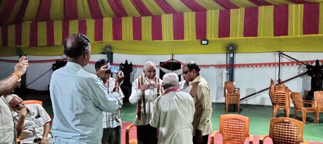 Honouring Super Senior Buchaiah garu on 2nd October, 2023